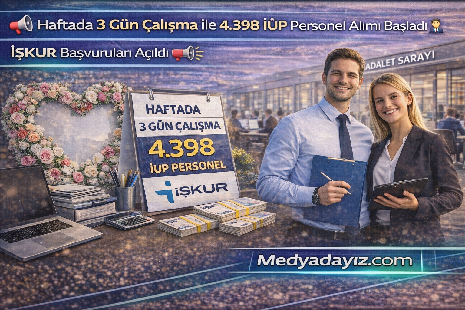 📢 Haftada 3 Gün Çalışma ile 4.398 İUP Personel Alımı Başladı! İŞKUR Başvuruları Açıldı 👨‍💼