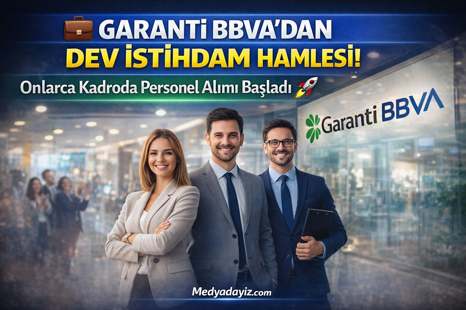 💼 Garanti BBVA’dan Dev İstihdam Hamlesi! Onlarca Kadroda Personel Alımı Başladı 🚀