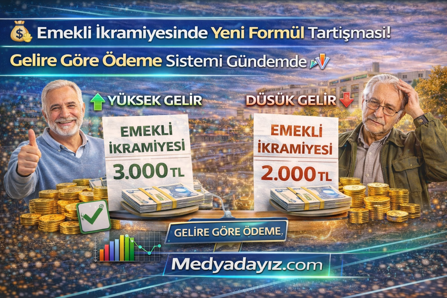 💰 Emekli İkramiyesinde Yeni Formül Tartışması! Gelire Göre Ödeme Sistemi Gündemde 📊