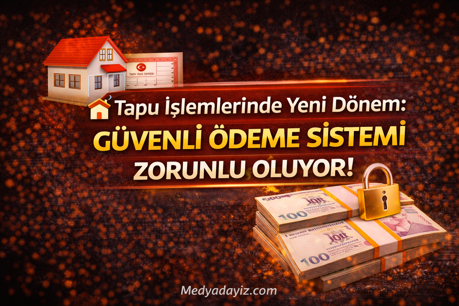 🏠 Tapu İşlemlerinde Yeni Dönem: Güvenli Ödeme Sistemi Zorunlu Oluyor!